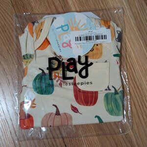 Little Sleepies Newborn Pumpkin Pals Pocket Bodysuit NWT